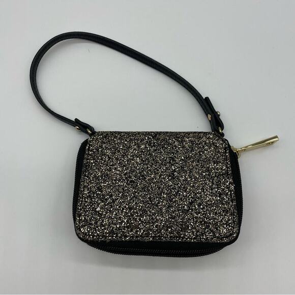 Aldo Small Gold Glitter Wallet - Picture 4 of 8